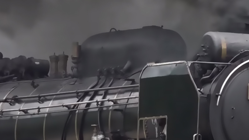 SL（蒸気機関車）の汽笛02の効果音