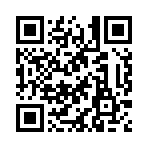 マスクを着けて呼吸するのダウロードページのQRコード