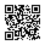 개의 짖는 소리 '왈!' 다운로드 페이지의 QR 코드