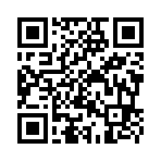 가판대의 차르메라 소리 다운로드 페이지의 QR 코드
